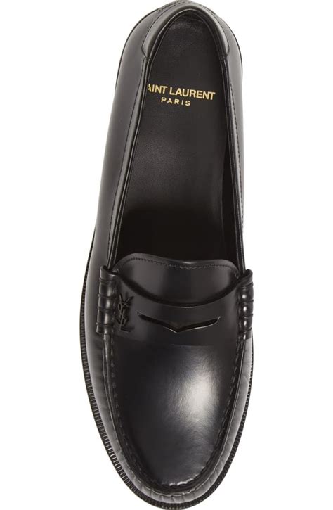 ysl monogram loafers|saint laurent loafers for women.